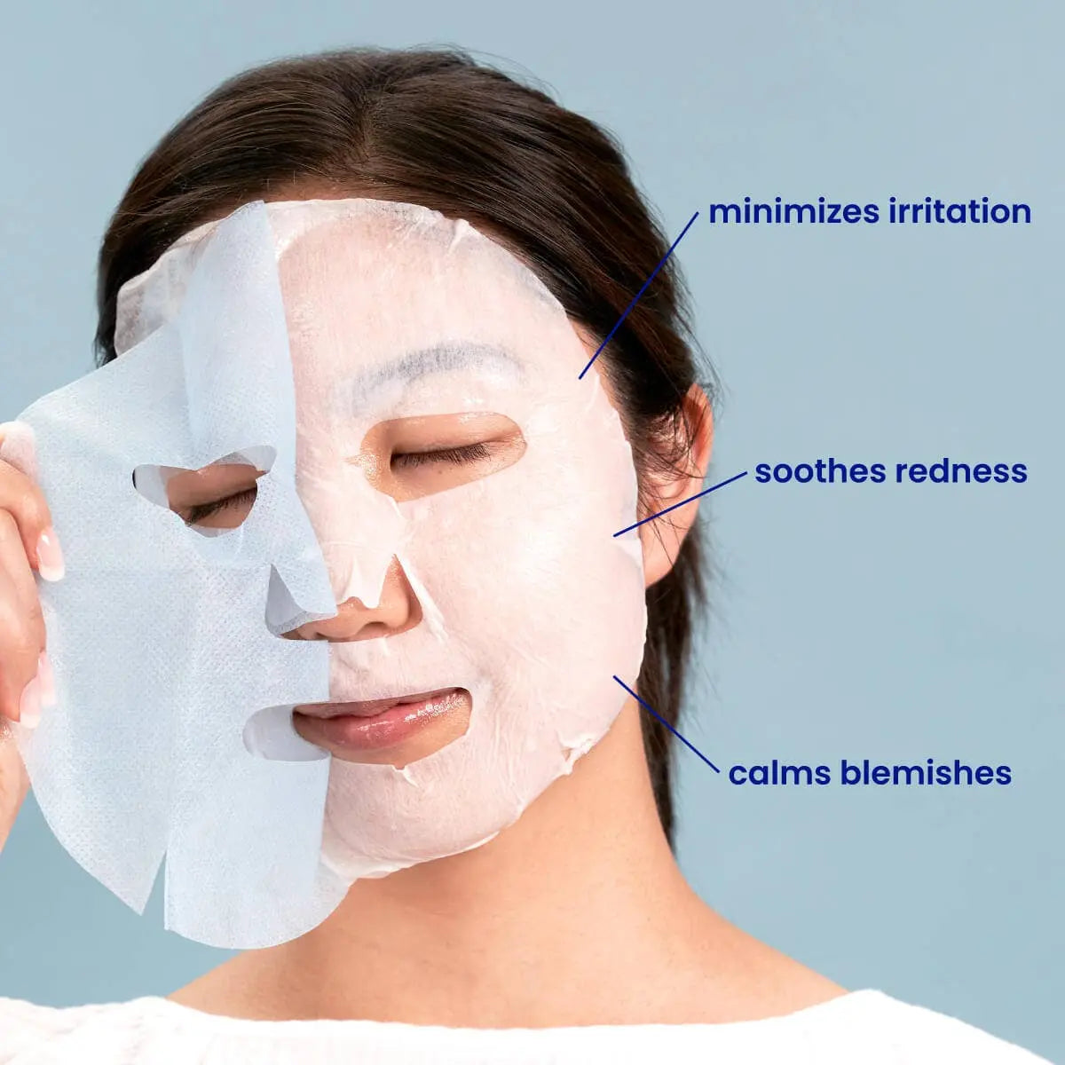 Sheet Face Mask - K-Beauty - Redness Calming - Oh My Heart FaceTory