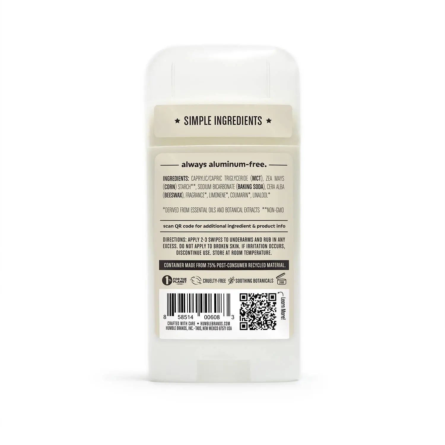 Palo Santo & Frankincense Original Deodorant Humble Brands, Inc.