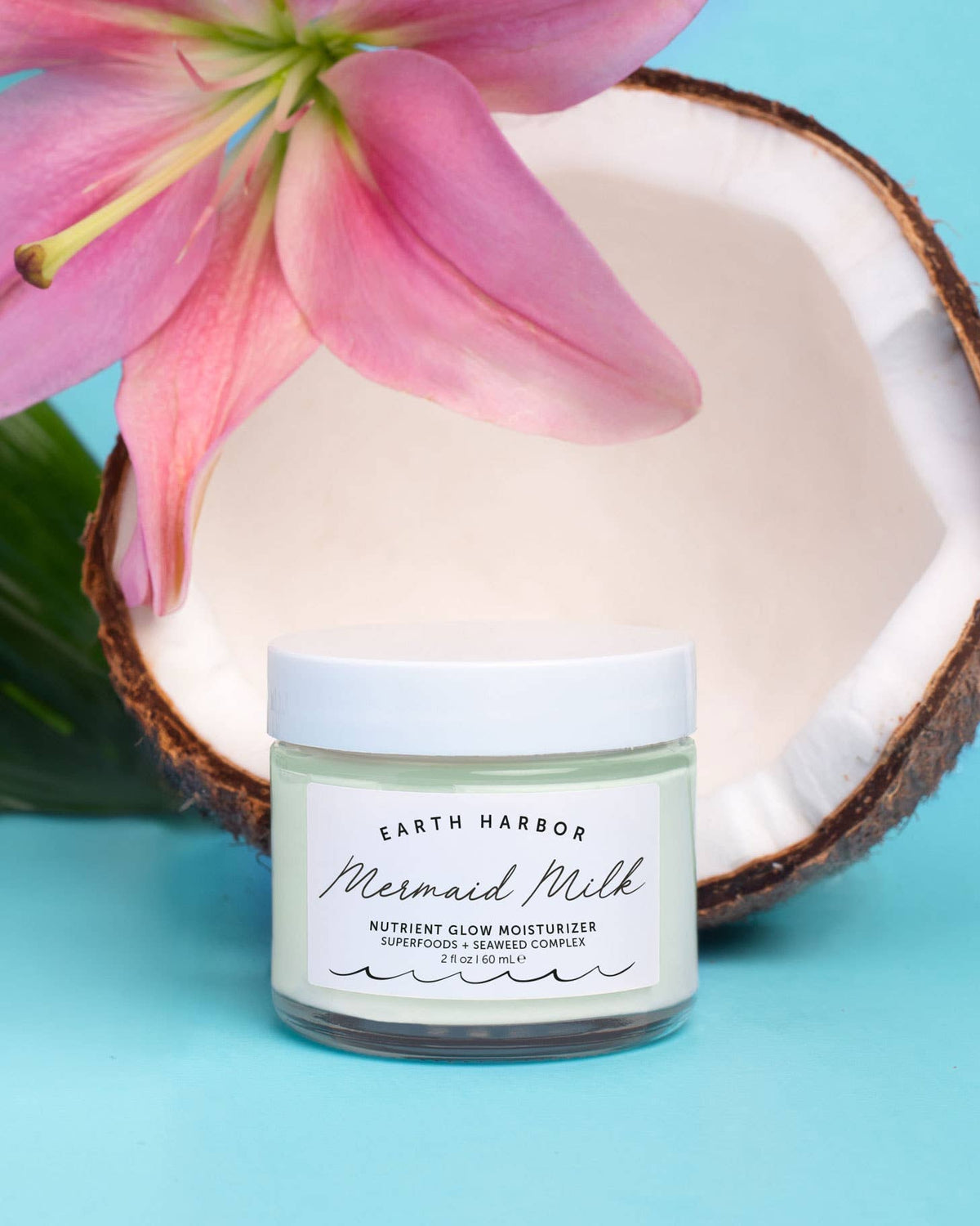 MERMAID MILK Nutrient Glow Moisturizer: Superfoods: 1 oz Earth Harbor Naturals