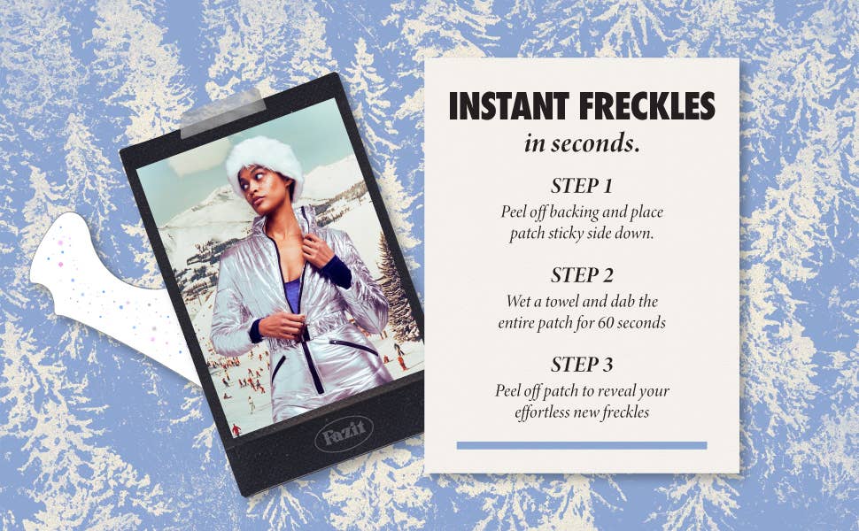 Snowflake Speckles Winter Makeup for Holidays and Christmas: 6