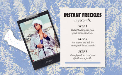Snowflake Speckles Winter Makeup for Holidays and Christmas: 6