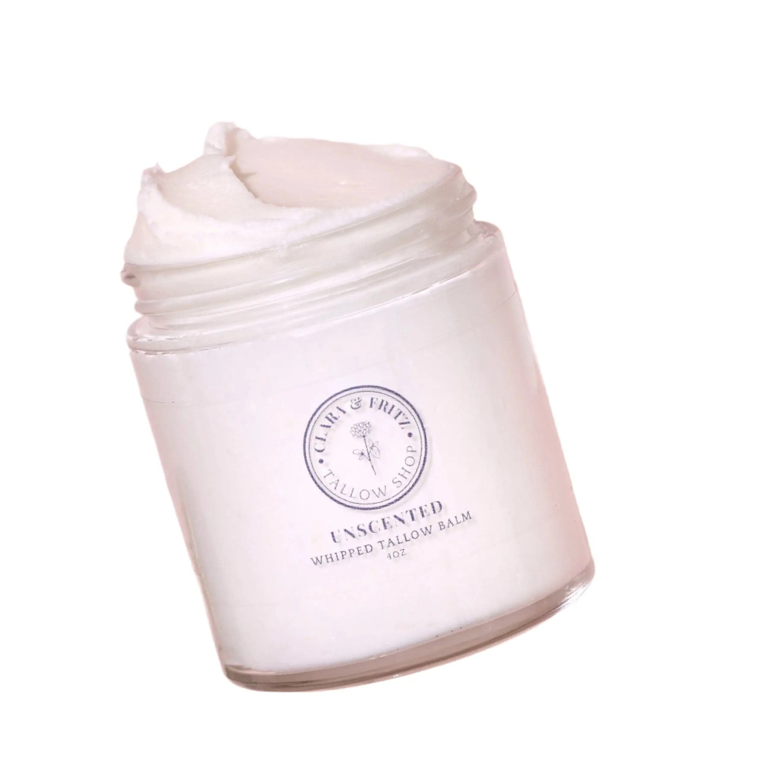 Unscented Whipped Tallow Balm Clara & Fritz Tallow Shop