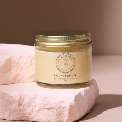 Counterpane Tallow Night Cream Clara & Fritz Tallow Shop