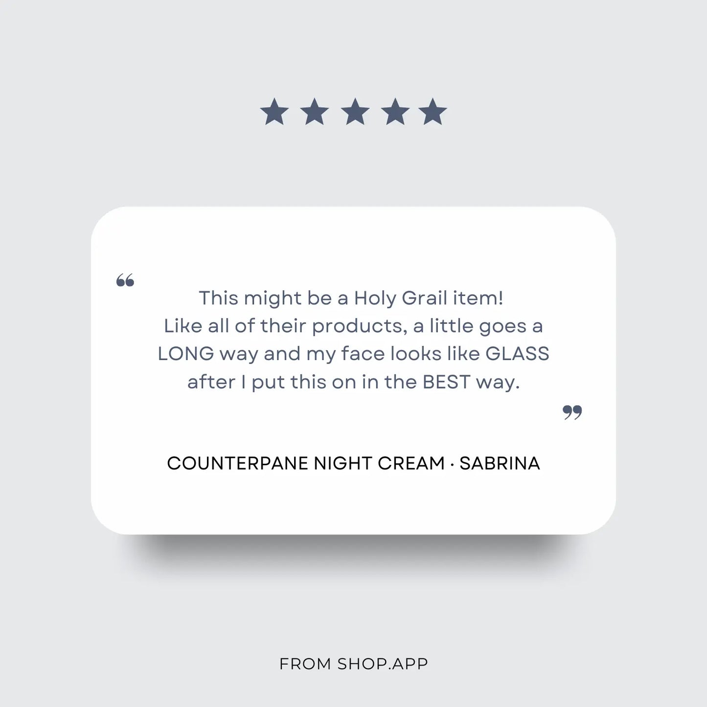 Counterpane Tallow Night Cream Clara & Fritz Tallow Shop