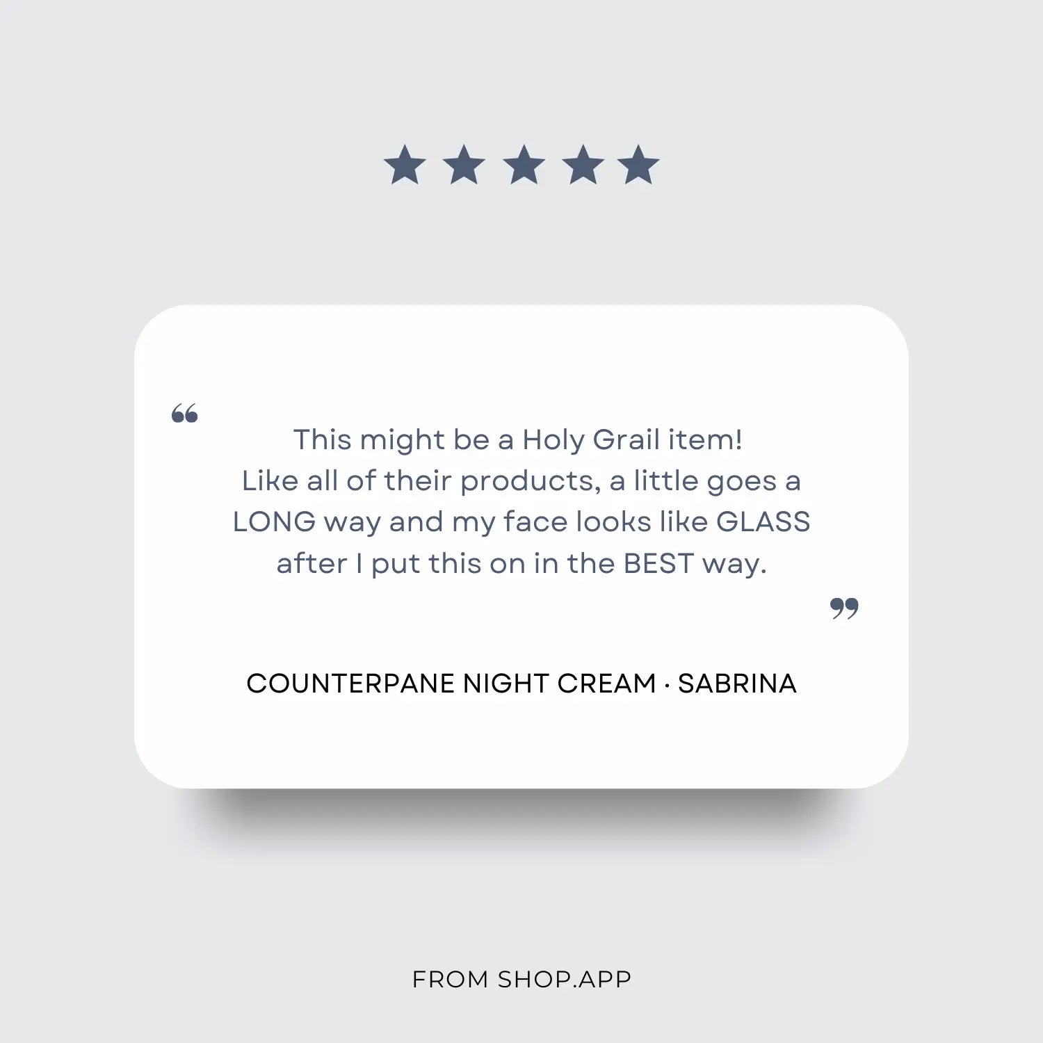 Counterpane Tallow Night Cream Clara & Fritz Tallow Shop