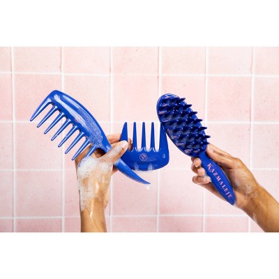 KAZMALEJE KurlsPlus Hair Comb Blue - New This is Beauty US