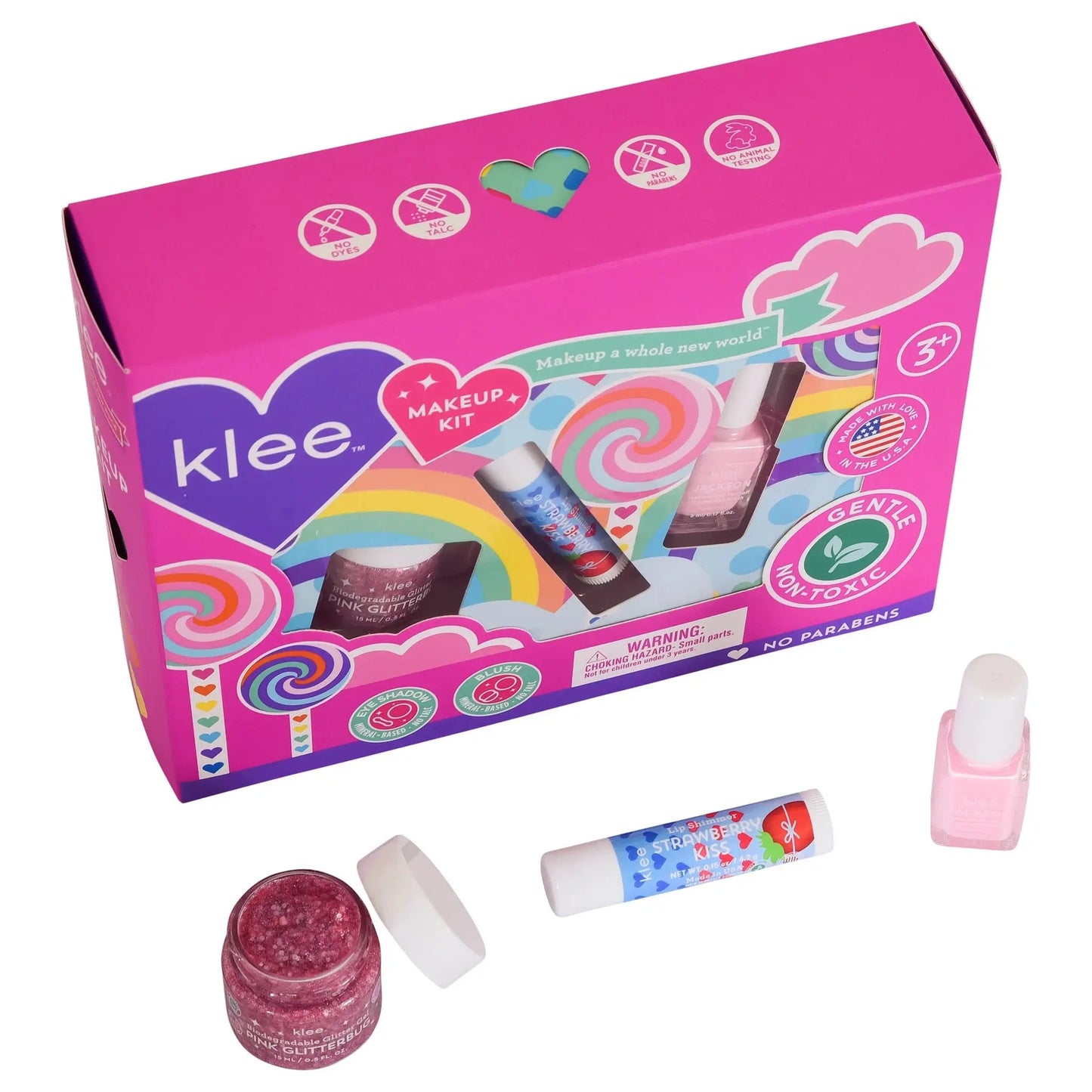 Klee Kids Makeup Kit - Spinning Pink Klee Kids
