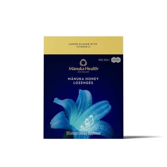 MĀNUKA HONEY LOZENGES: LEMON WITH VITAMIN C