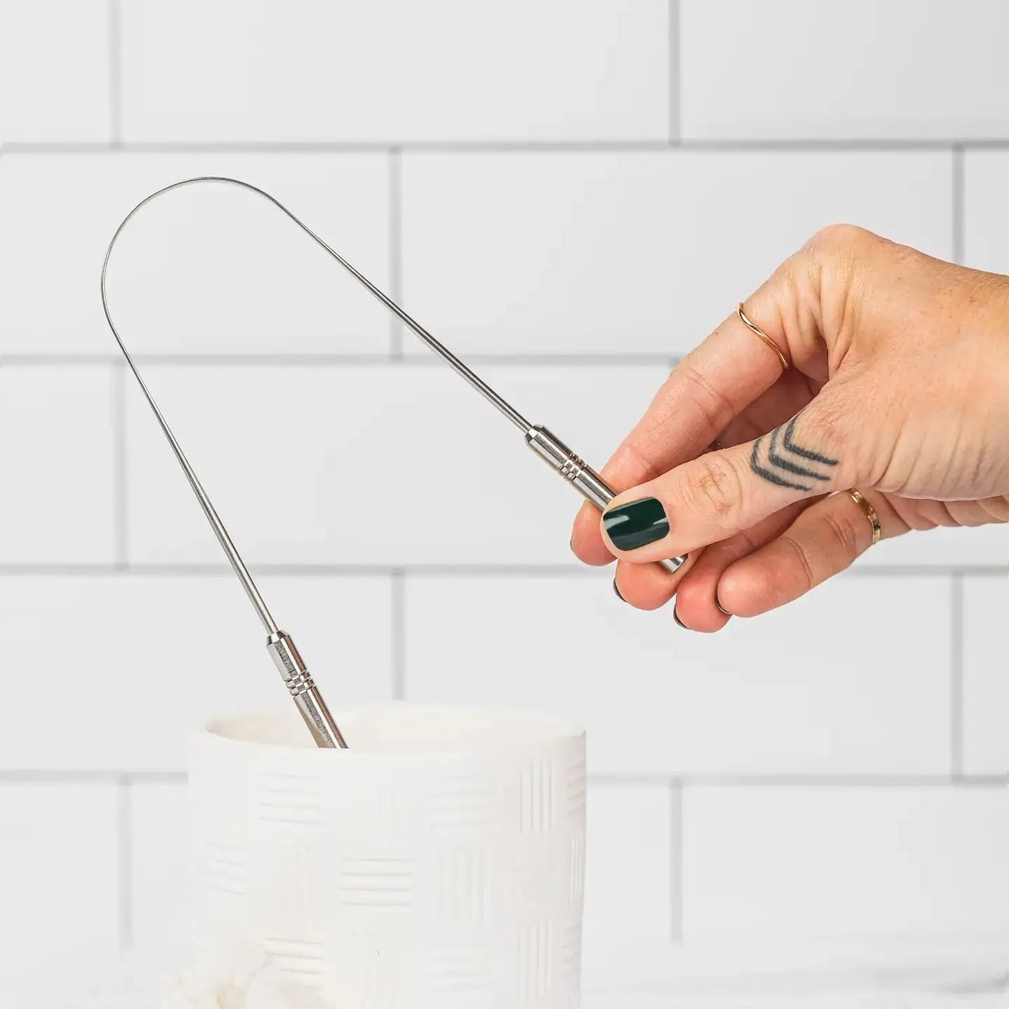 Gentle Green Tongue Scraper Terra & Co.