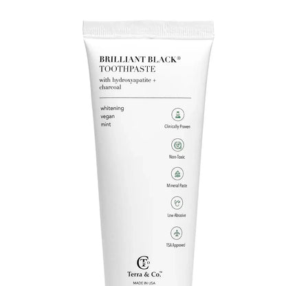 Brilliant Black Hydroxyapatite Toothpaste Terra & Co.