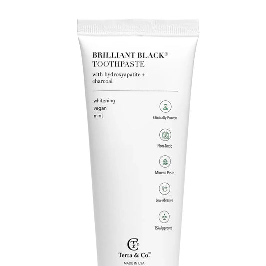 Brilliant Black Hydroxyapatite Toothpaste Terra & Co.