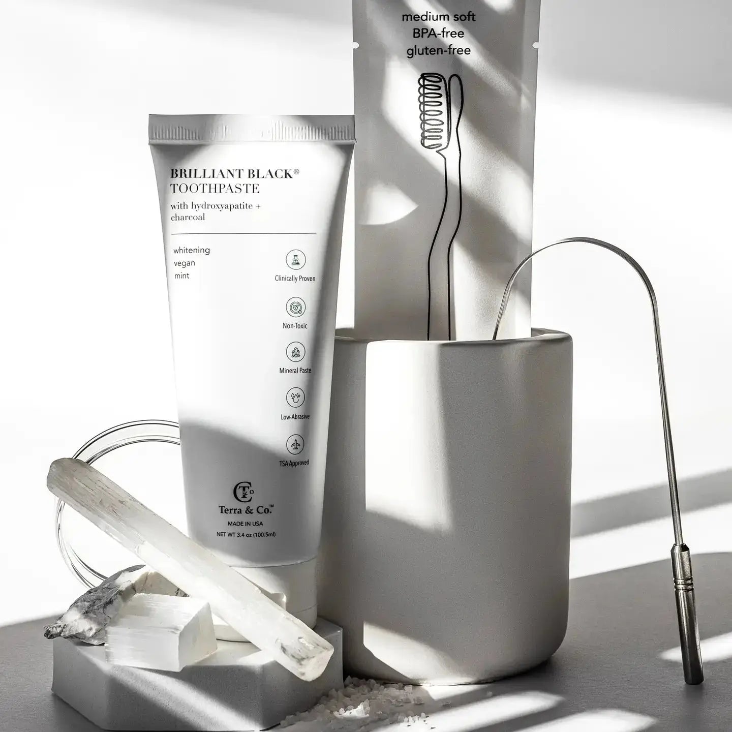 Brilliant Black Hydroxyapatite Toothpaste Terra & Co.