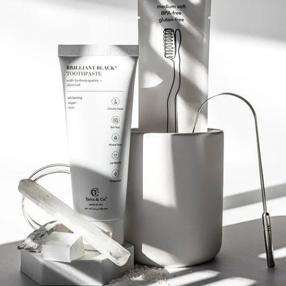 Brilliant Black Hydroxyapatite Toothpaste Terra & Co.