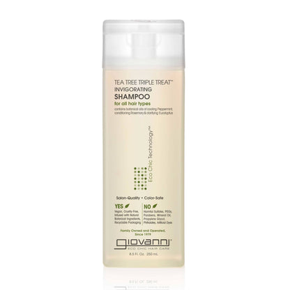 GIOVANNI Tea Tree Triple Treat Invigorating Shampoo 8.5 oz.