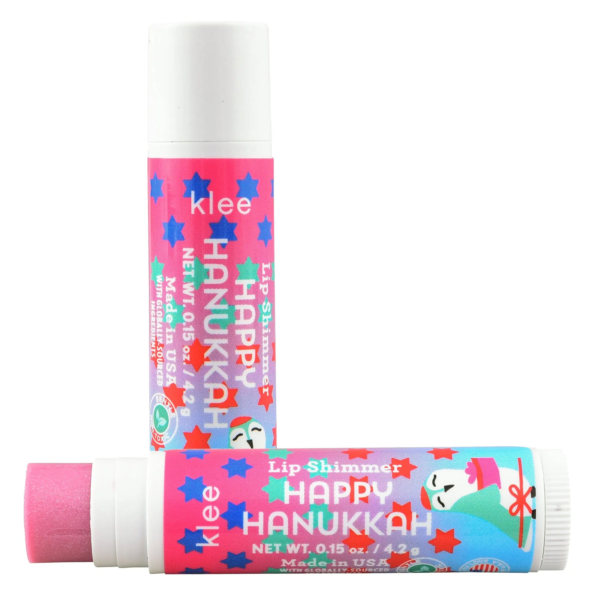 Klee Lip Shimmer in Hanukkah Strawberry WELLSPRING