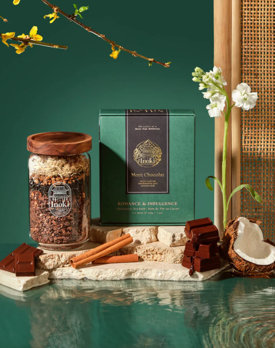 Inoki Bathhouse Mont Chocolat Bath Tea WELLSPRING