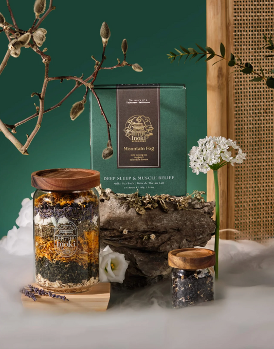 Inoki Bathhouse Mountain Fog Bath Tea - Deep Sleep & Muscle Relief WELLSPRING