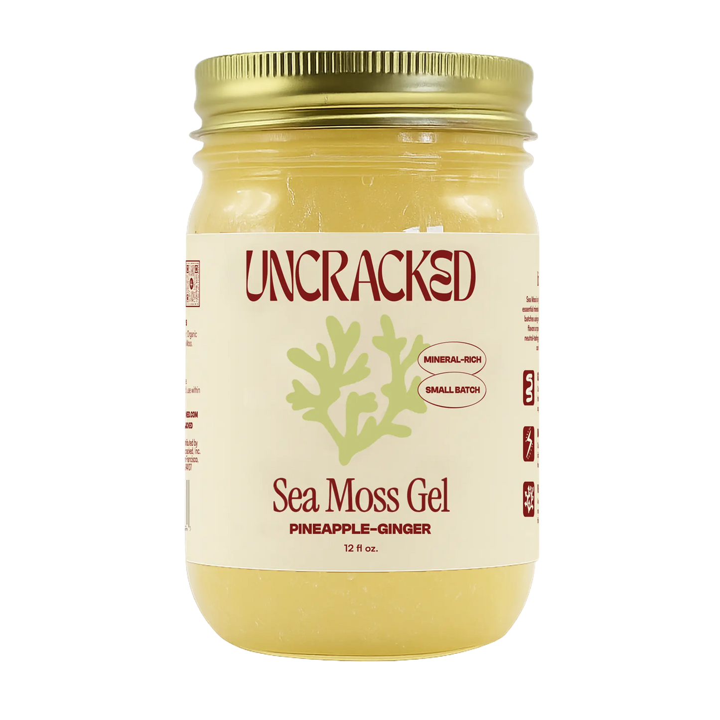 Pineapple Ginger Sea Moss Gel Uncracked