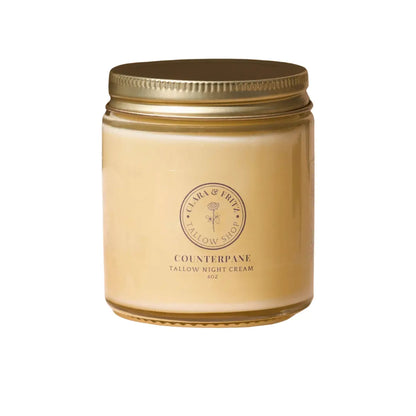Counterpane Tallow Night Cream Clara & Fritz Tallow Shop