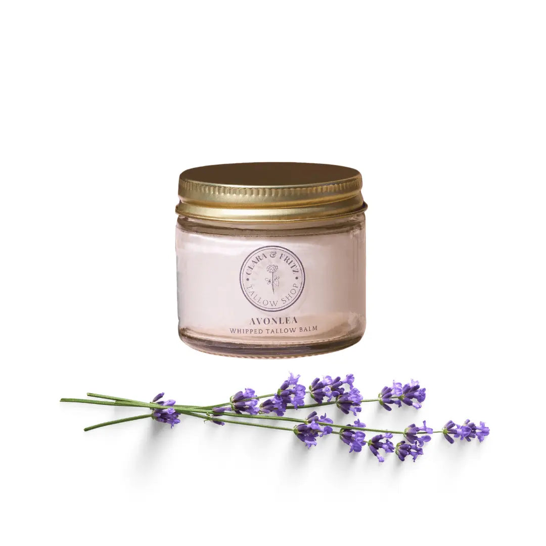 Avonlea Chamomile and Lavender Scented Whipped Tallow Balm Clara & Fritz Tallow Shop
