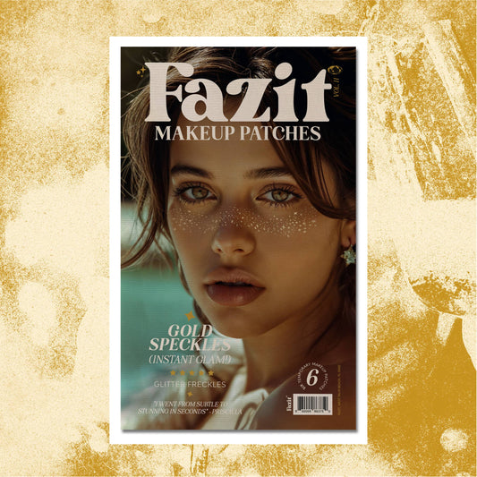 Gold Glitter Freckles — Makeup patches for every occasion: 6