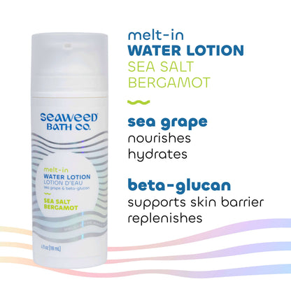 Melt-In Water Lotion - Sea Salt Bergamot
