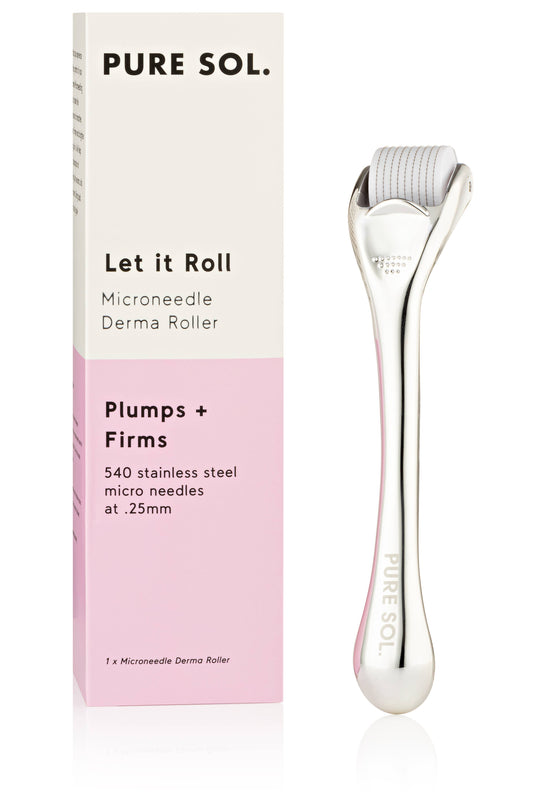 Let It Roll Stainless Steel at Home Microneedle Roller