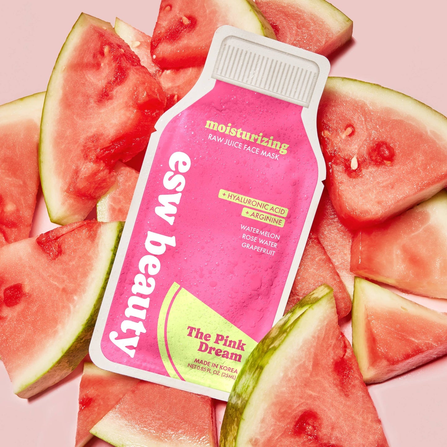 The Pink Dream Moisturizing Raw Juice Sheet Mask: With Peg Hole