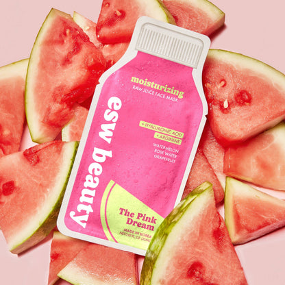 The Pink Dream Moisturizing Raw Juice Sheet Mask: With Peg Hole