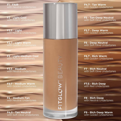 Foundation+: F5 - Tan-Deep Neutral with Soft Olive Undertones