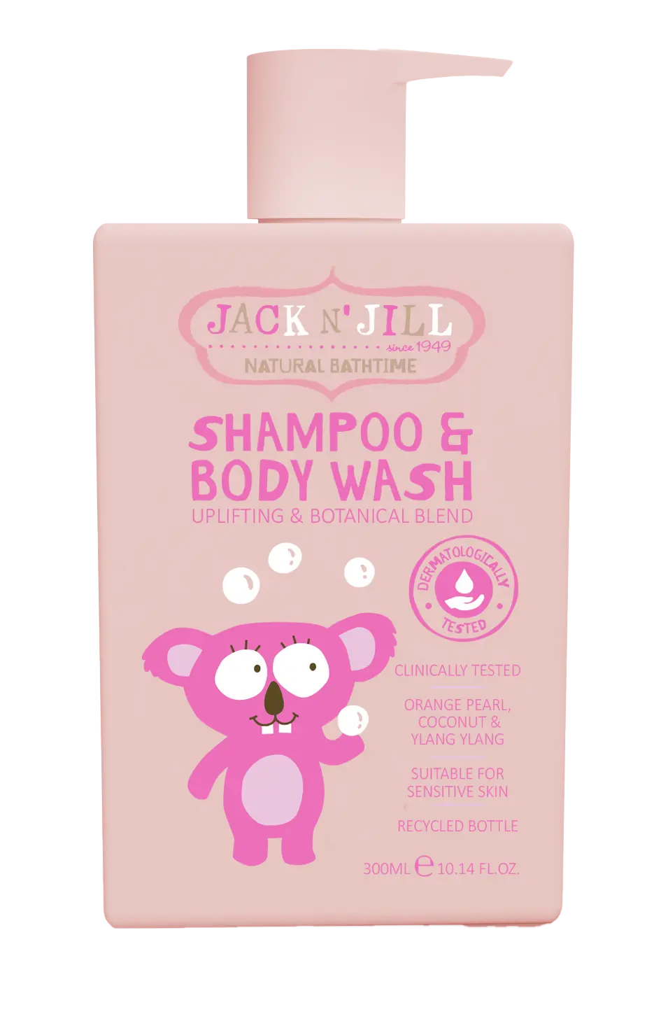 Jack N' Jill Shampoo & Body Wash - Natural 300mL