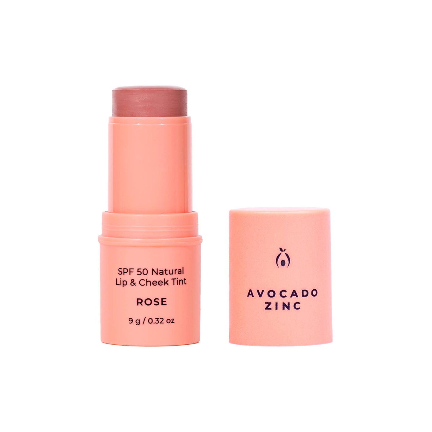 Avocado Zinc SPF 50 Natural Lip & Cheek Tint with Broad Spectrum Sun Protection