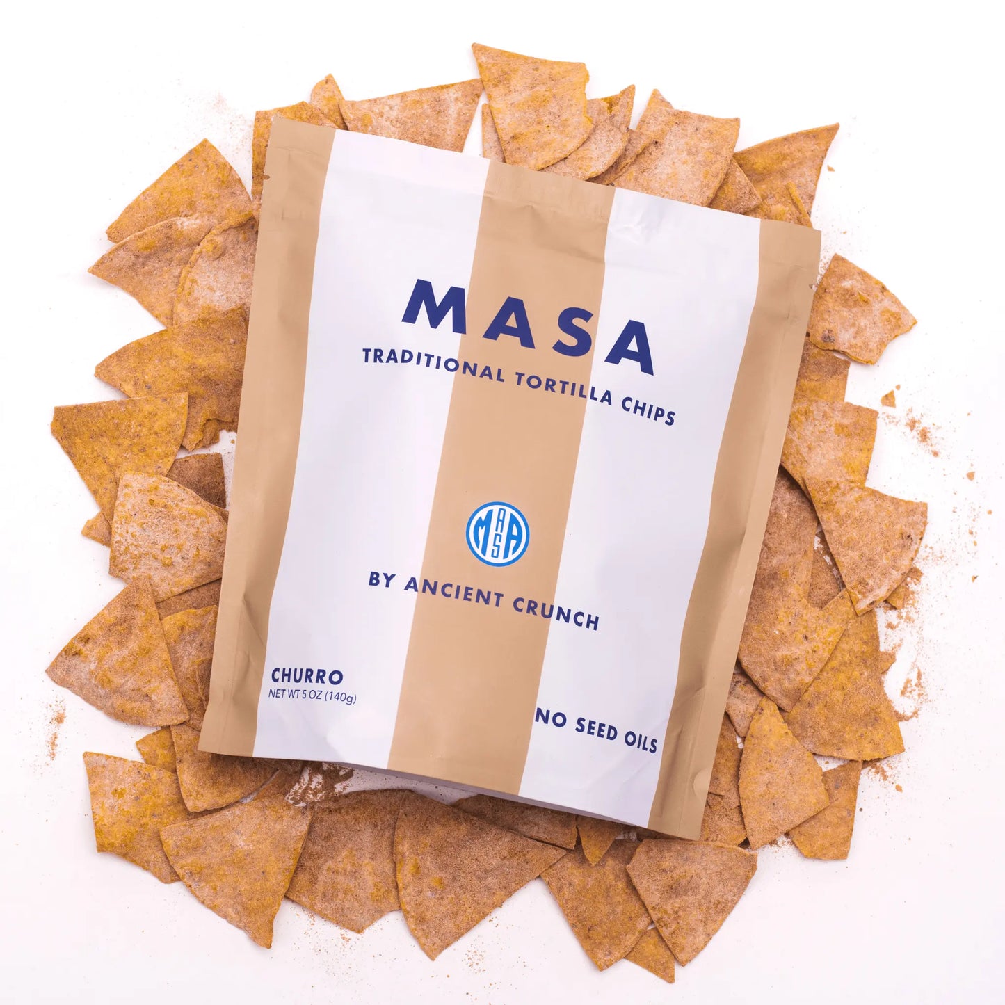 MASA Chips, Churro, 5oz Bag Case