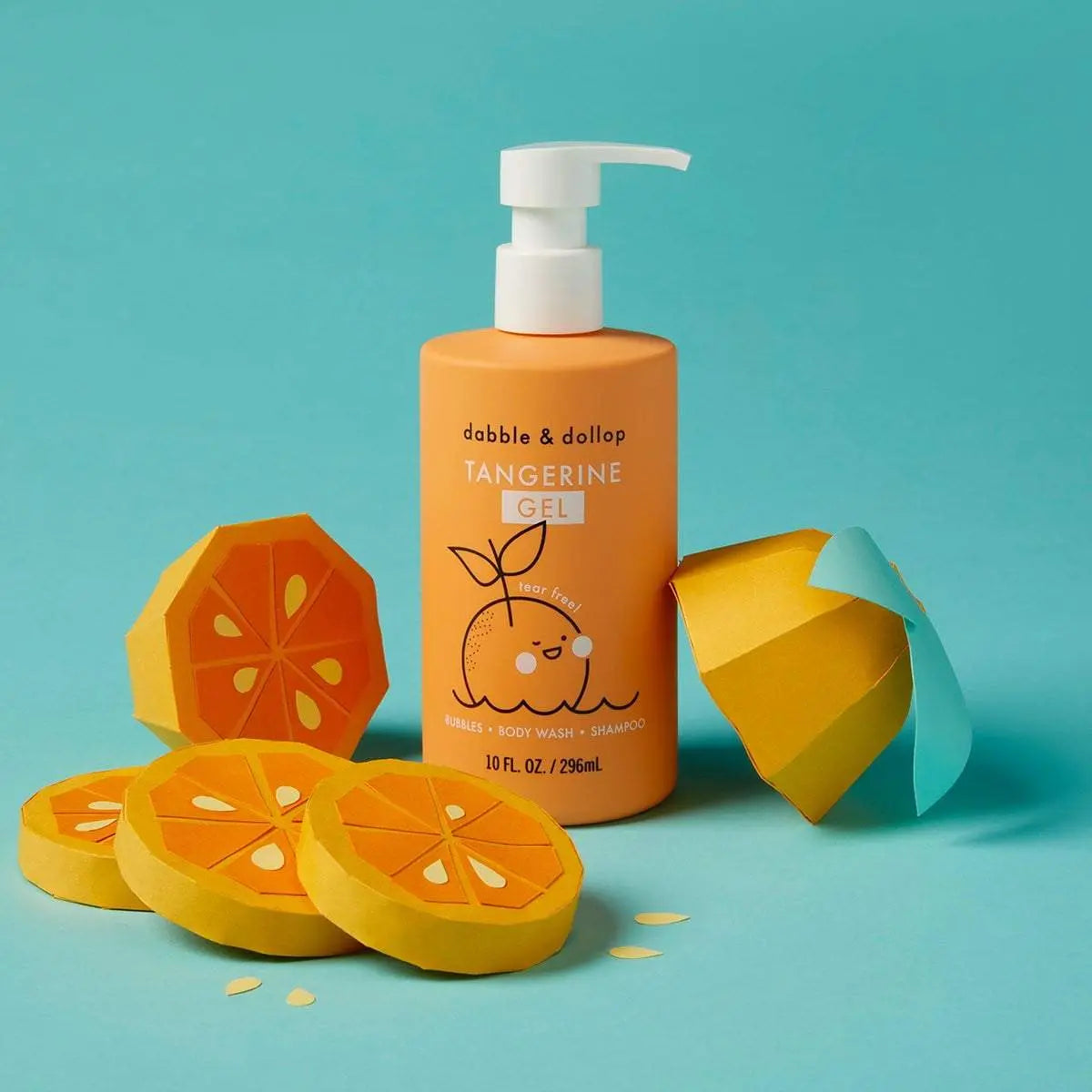 All-Natural Tangerine Shampoo, Body Wash & Bubbles Dabble & Dollop