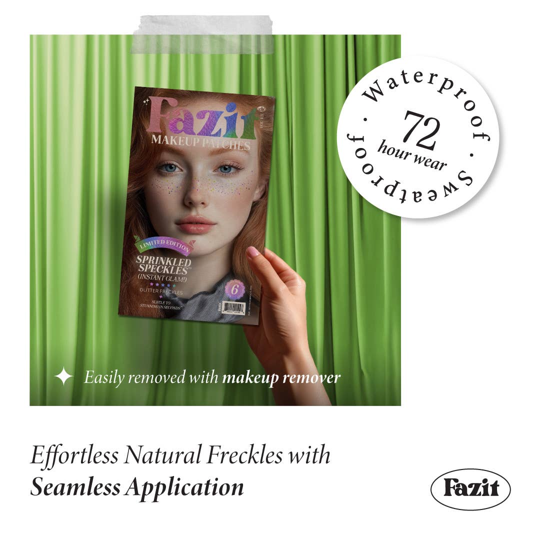 Sprinkled Speckles — Multicolored speckles makeup patches
