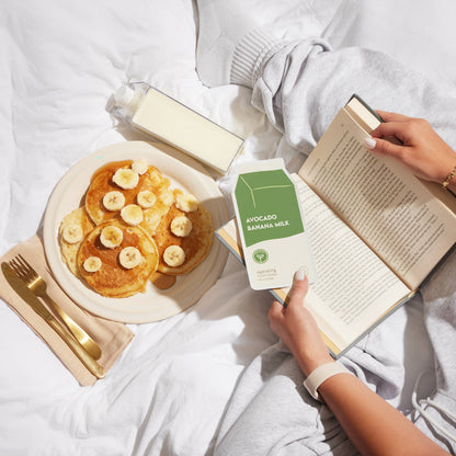 Avocado Banana Milk Hydrating Plant-Based Milk Sheet Mask: With Peg Hole ESW Beauty