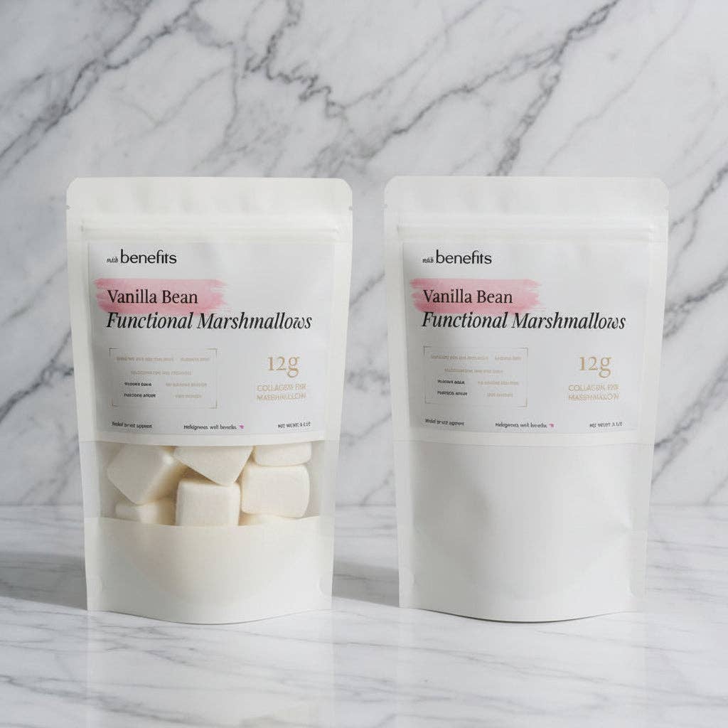 Vanilla Bean Functional Marshmallows: 7 Marshmallows with Benefits