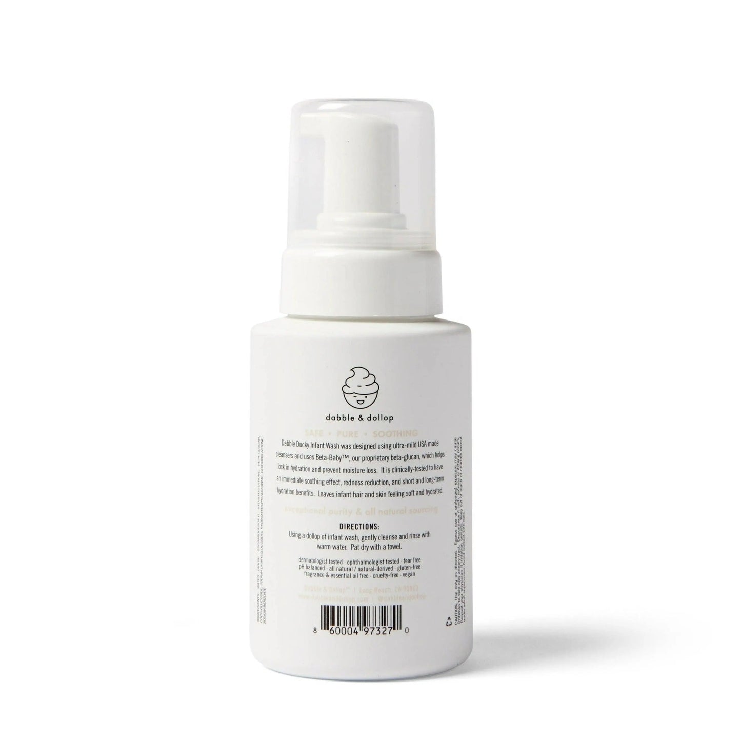All-Natural Fragrance Free Infant Wash (EWG Certified) Dabble & Dollop