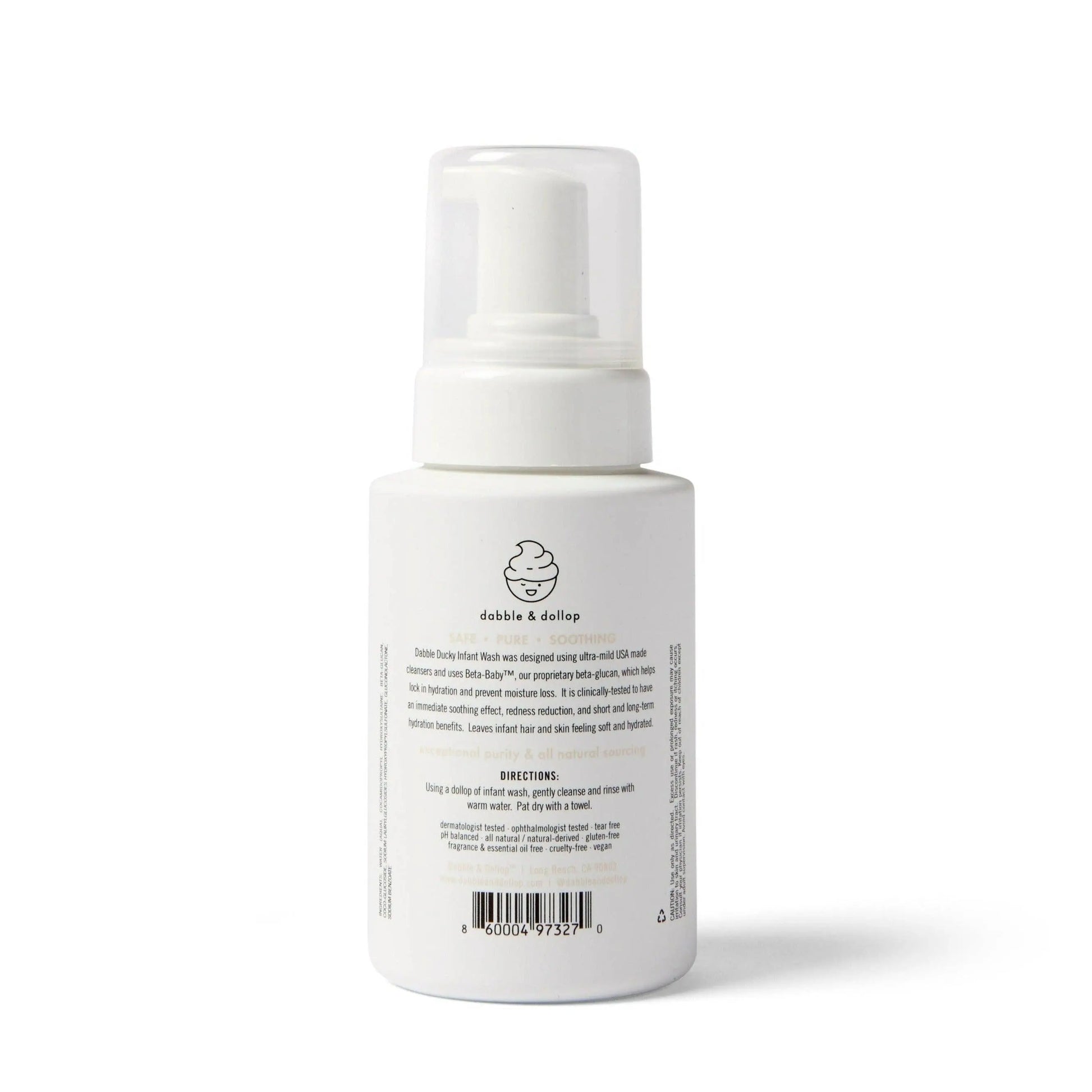 All-Natural Fragrance Free Infant Wash (EWG Certified) Dabble & Dollop