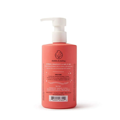 All-Natural Strawberry Shampoo, Body Wash & Bubbles Dabble & Dollop