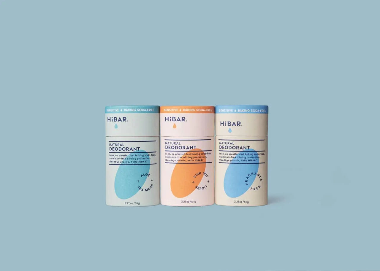 HiBAR Deodorant Sensitive  Aloe + Sea-Moss(Baking soda free) HiBAR