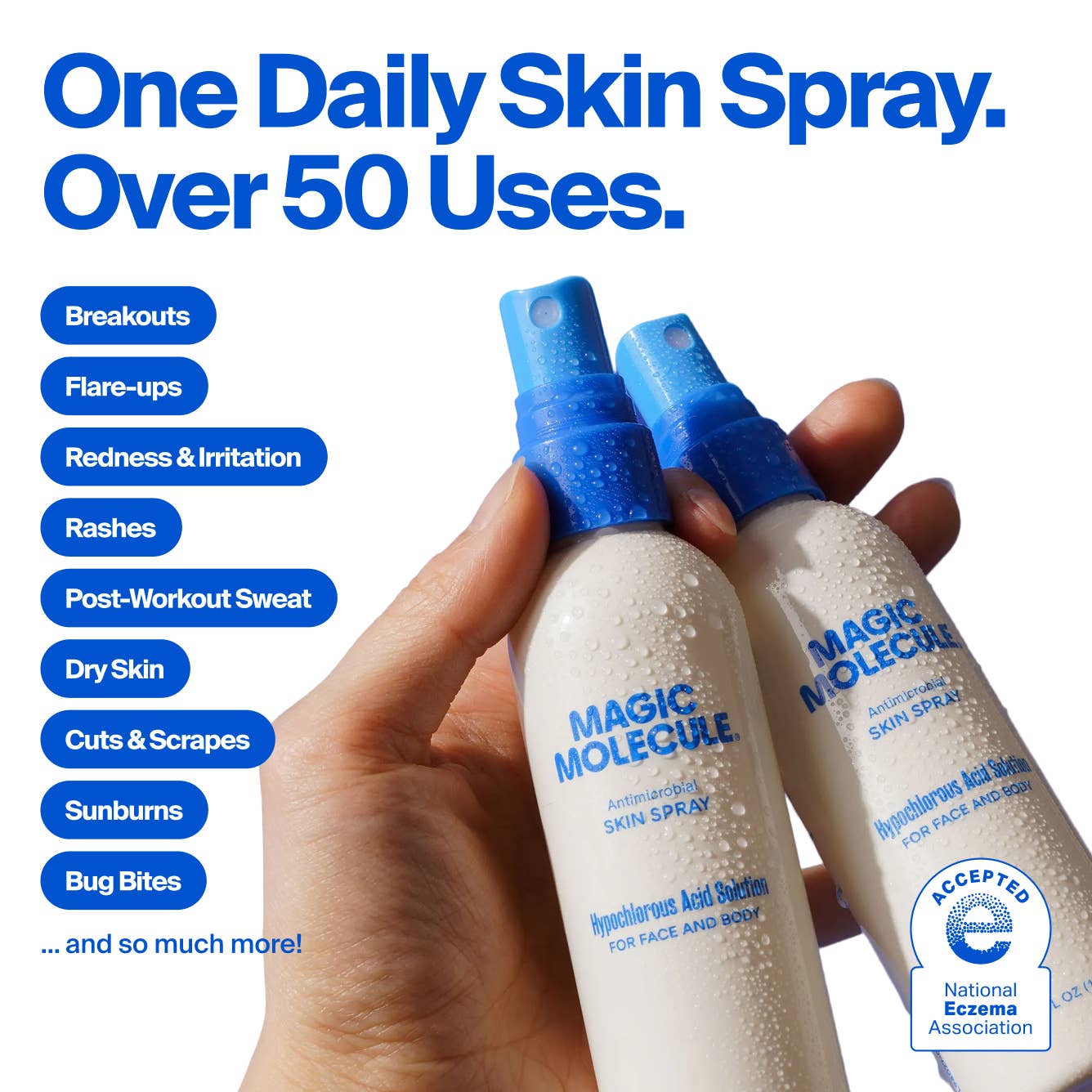 Magic Molecule Hypochlorous Acid Spray: 12ct Standard 8oz