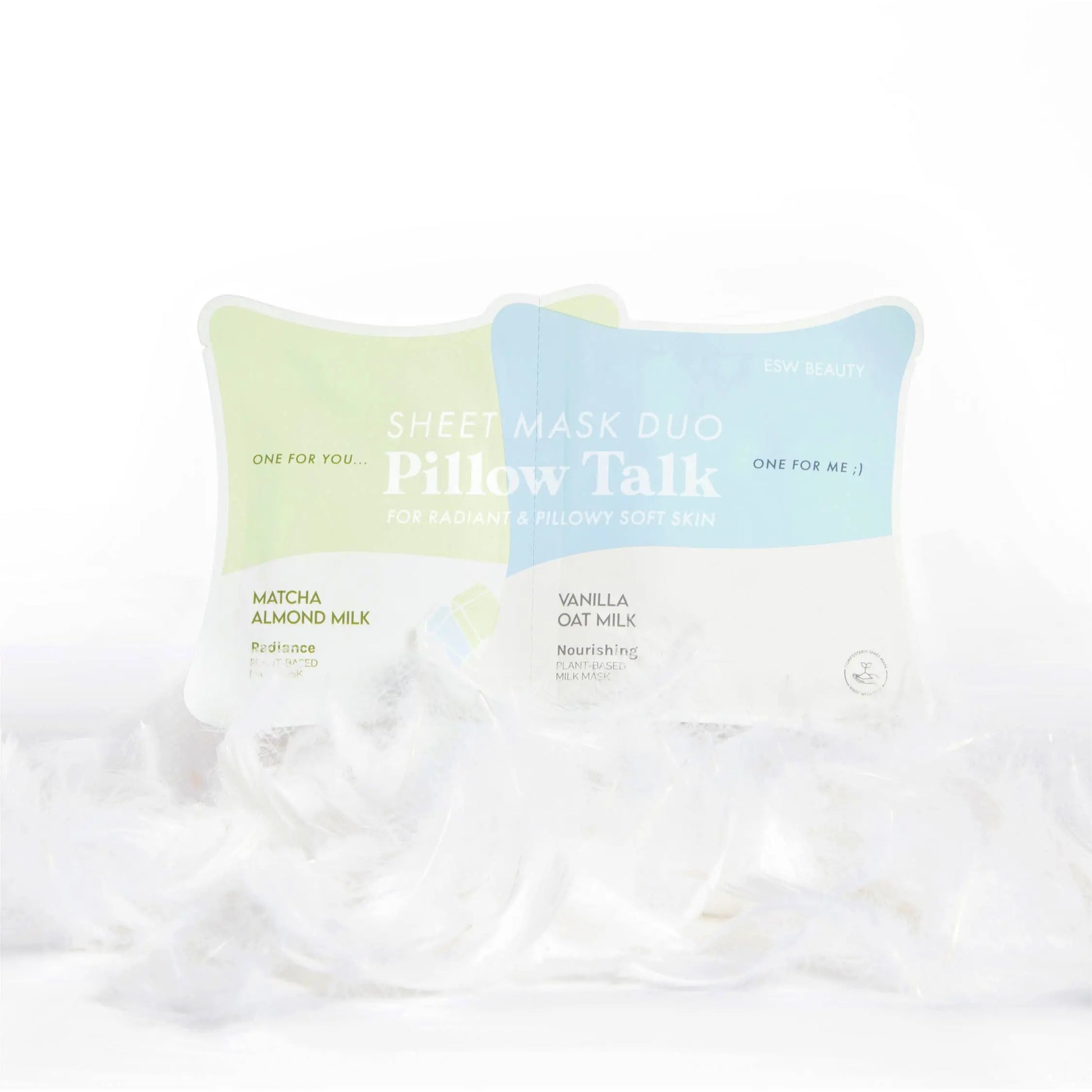 Pillow Talk Sheet Mask Duo ESW Beauty