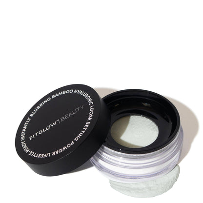 Bamboo Hyaluronic Loose Setting Powder: Translucent Fitglow Beauty