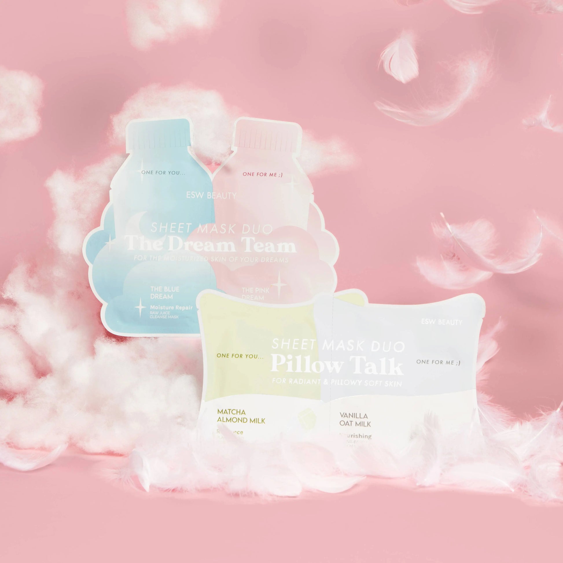 Pillow Talk Sheet Mask Duo ESW Beauty