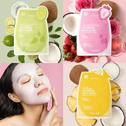Mocktail Biocellulose Face Mask Set ESW Beauty