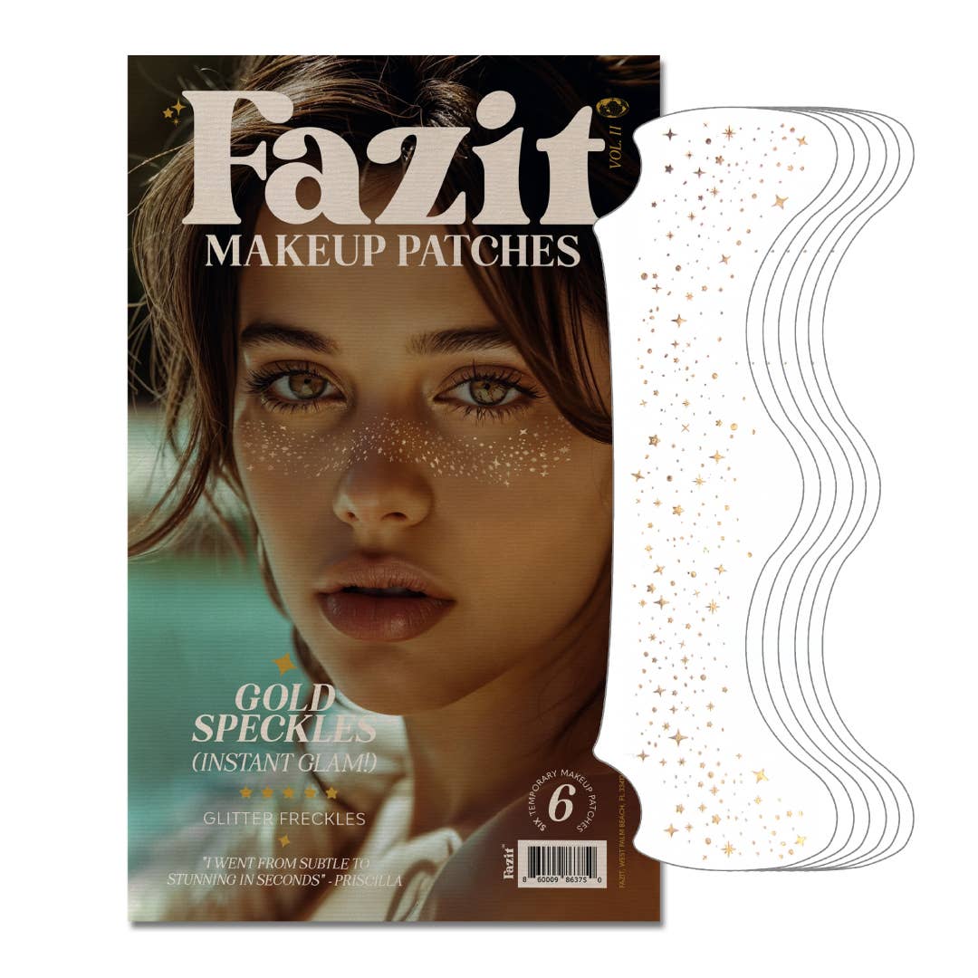 Gold Glitter Freckles — Makeup patches for every occasion: 6