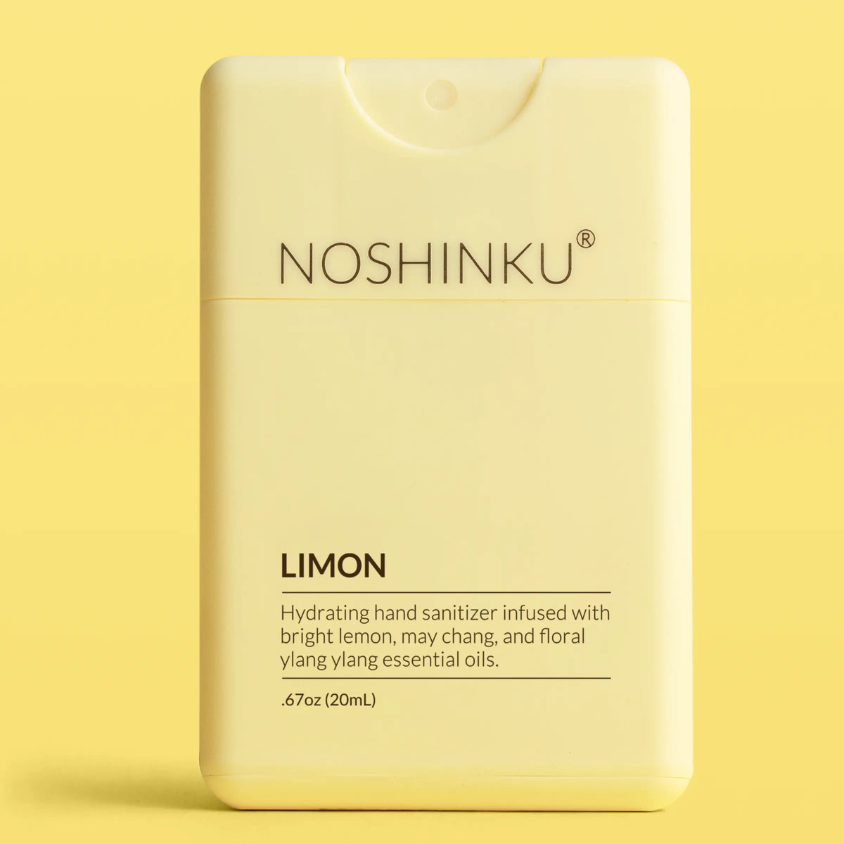 Refillable Lemon Ylang-Ylang Moisturizing Pocket Sanitizer Noshinku