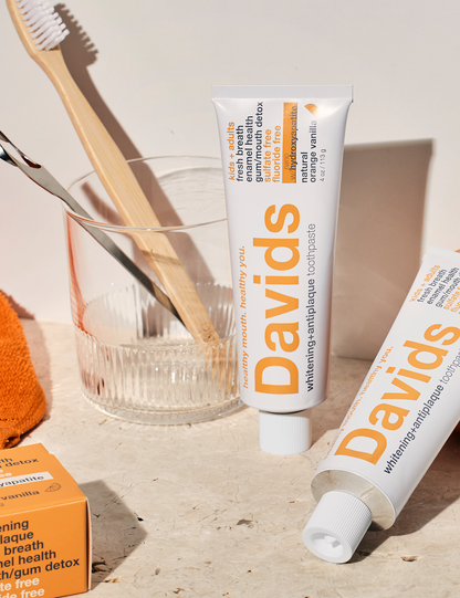 Davids kids + adults nano-hydroxyapatite / orange vanilla Davids Health Sciences, Inc