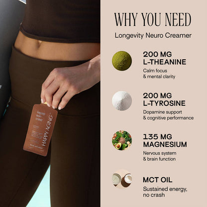 Longevity Neuro Creamer: Chocolate